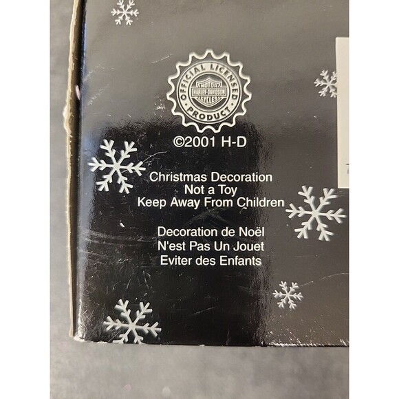 Harley Davidson North Pole Motorcycle Club Ornament Mrs. Claus 2001 Cavanagh - Picture 5 of 5